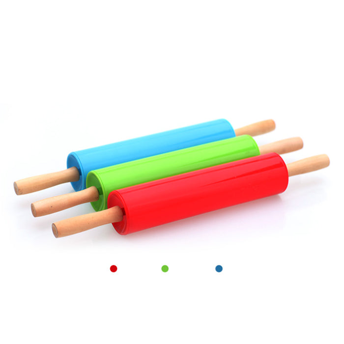 wooden handle creative roller type rolling pin